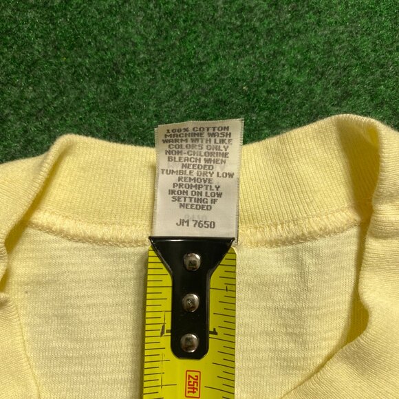 Vintage Women’s Girl Scouts of the U.S.A. Stripe T-Shirt Yellow Small - Picture 6 of 6
